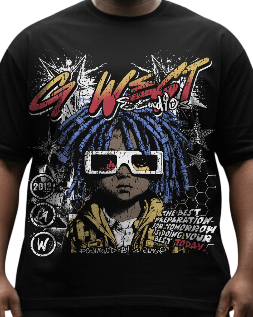 G West Urban Genesis Big And Tall Oversized T-Shirt - G West