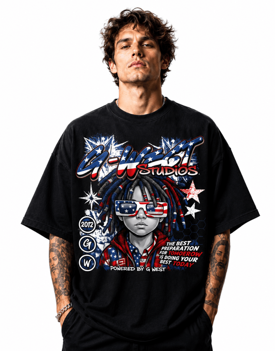 G West Urban Genesis Men's Oversized T-Shirt - G West