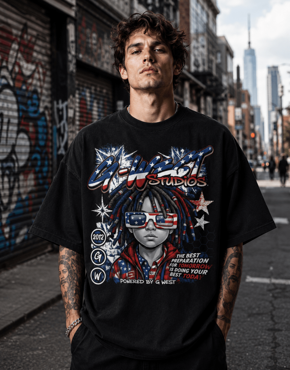G West Urban Genesis Men's Oversized T-Shirt - G West