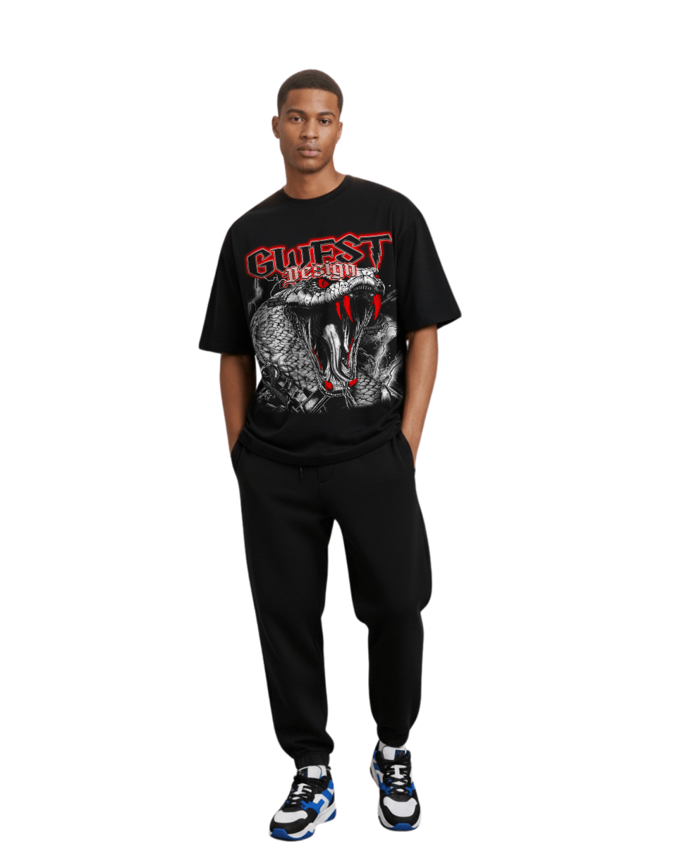 G West Venom Strike Oversized Men's T-Shirt - G West