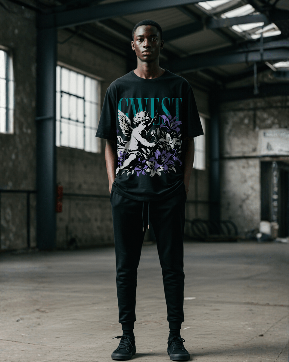 G West Vintage Seraph Men's Oversized T-Shirt - G West