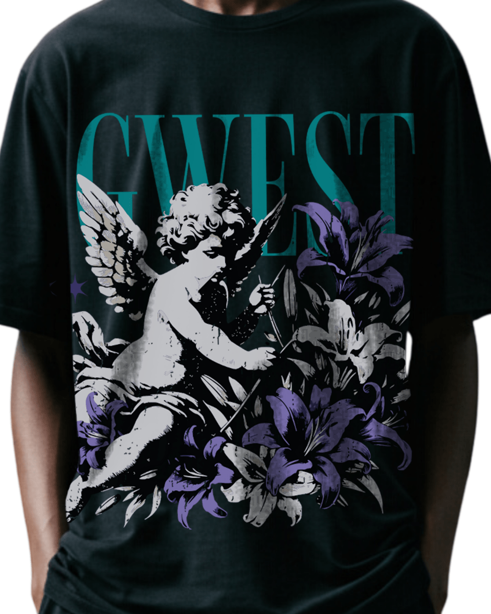 G West Vintage Seraph Men's Oversized T-Shirt - G West