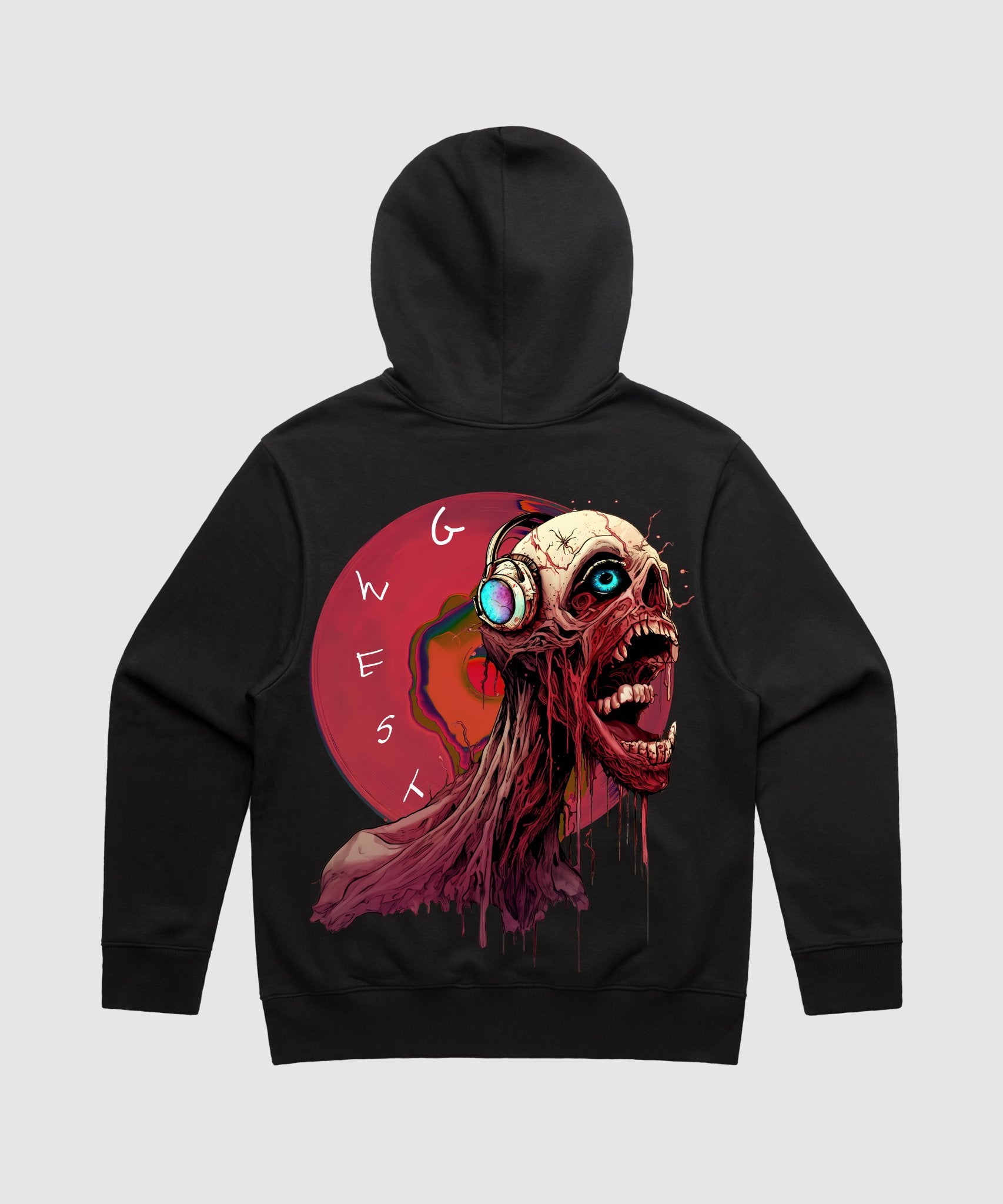 G WEST VINYL ZOMBIE HEAVY PREMIUM HOODIE - 6 COLORS - G West