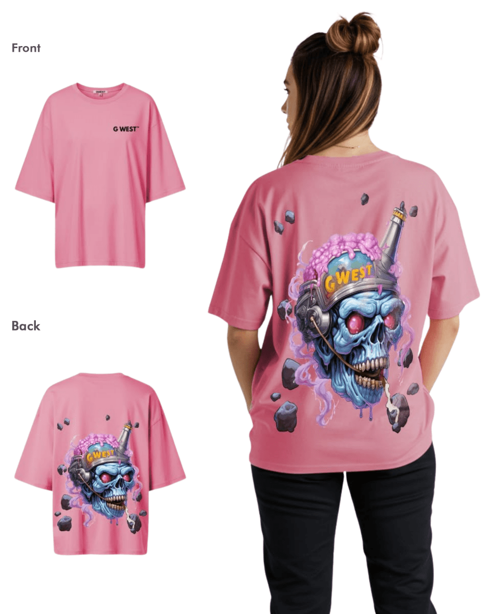 G West Womens Beer Buddies Oversized Tee - G West