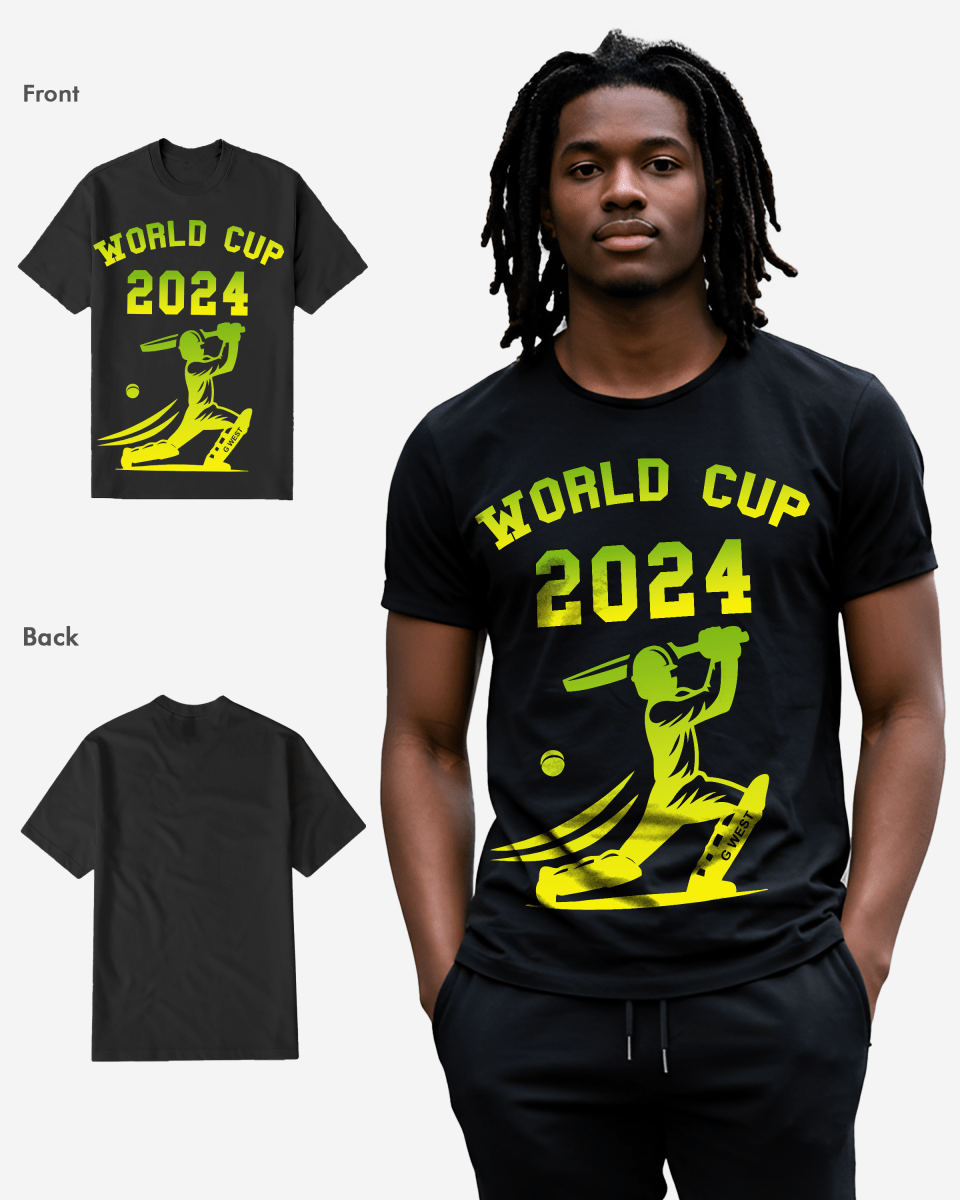 G West World Cup 2024 T-Shirt : Gwdtfl2410 - 2 Colors - G West