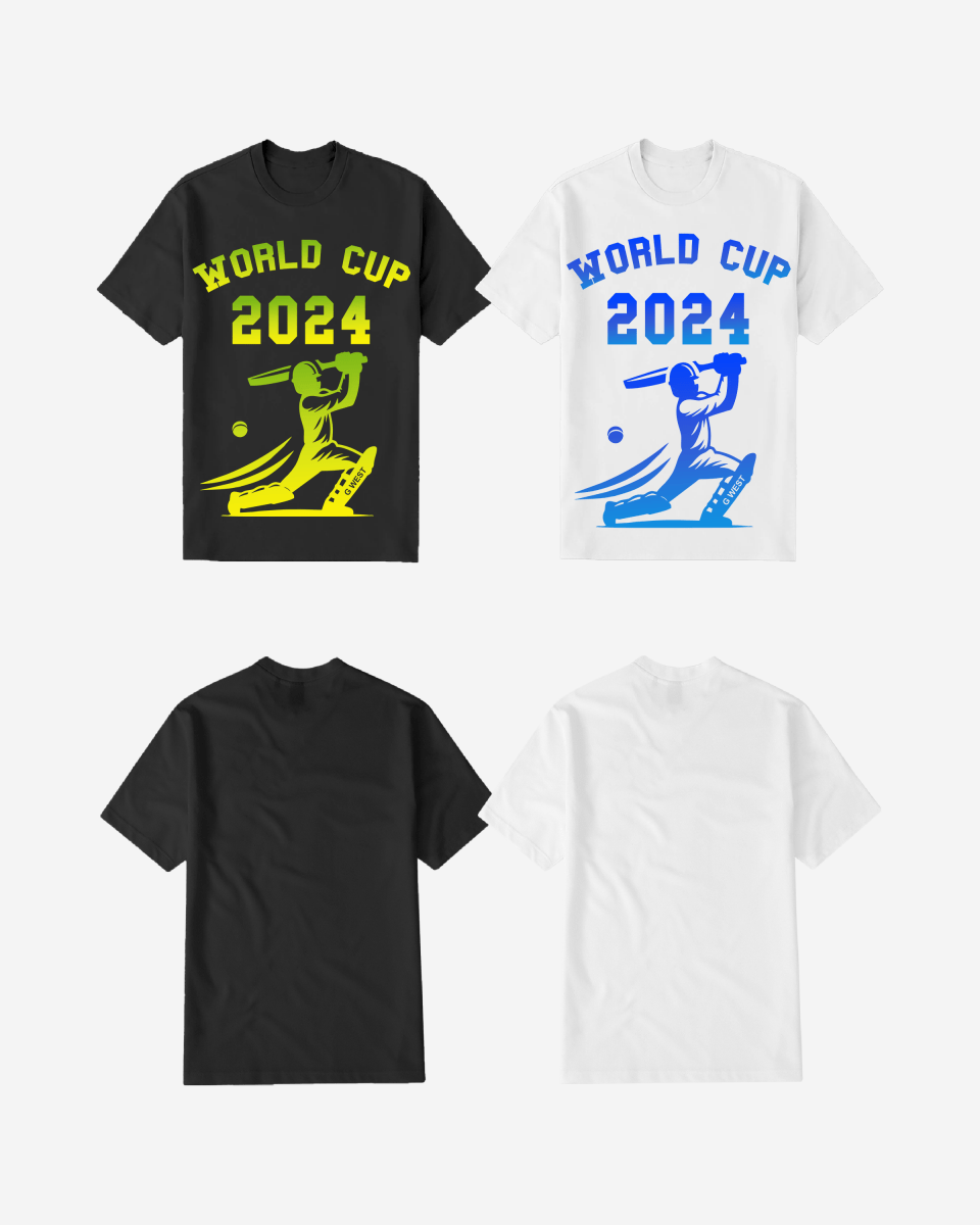 G West World Cup 2024 T-Shirt : Gwdtfl2410 - 2 Colors - G West