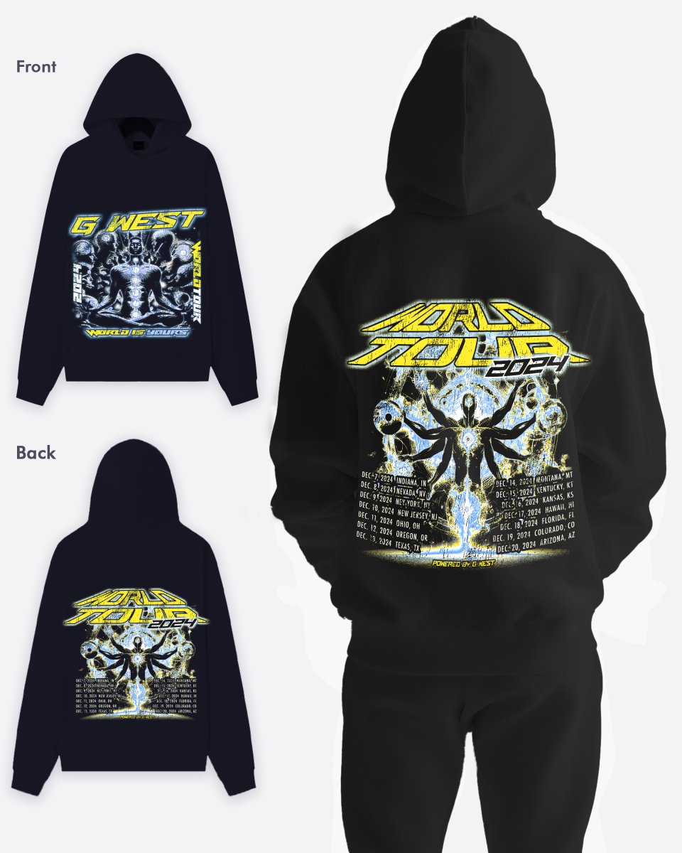 G West World is Yours Oversize Hoodie - G West