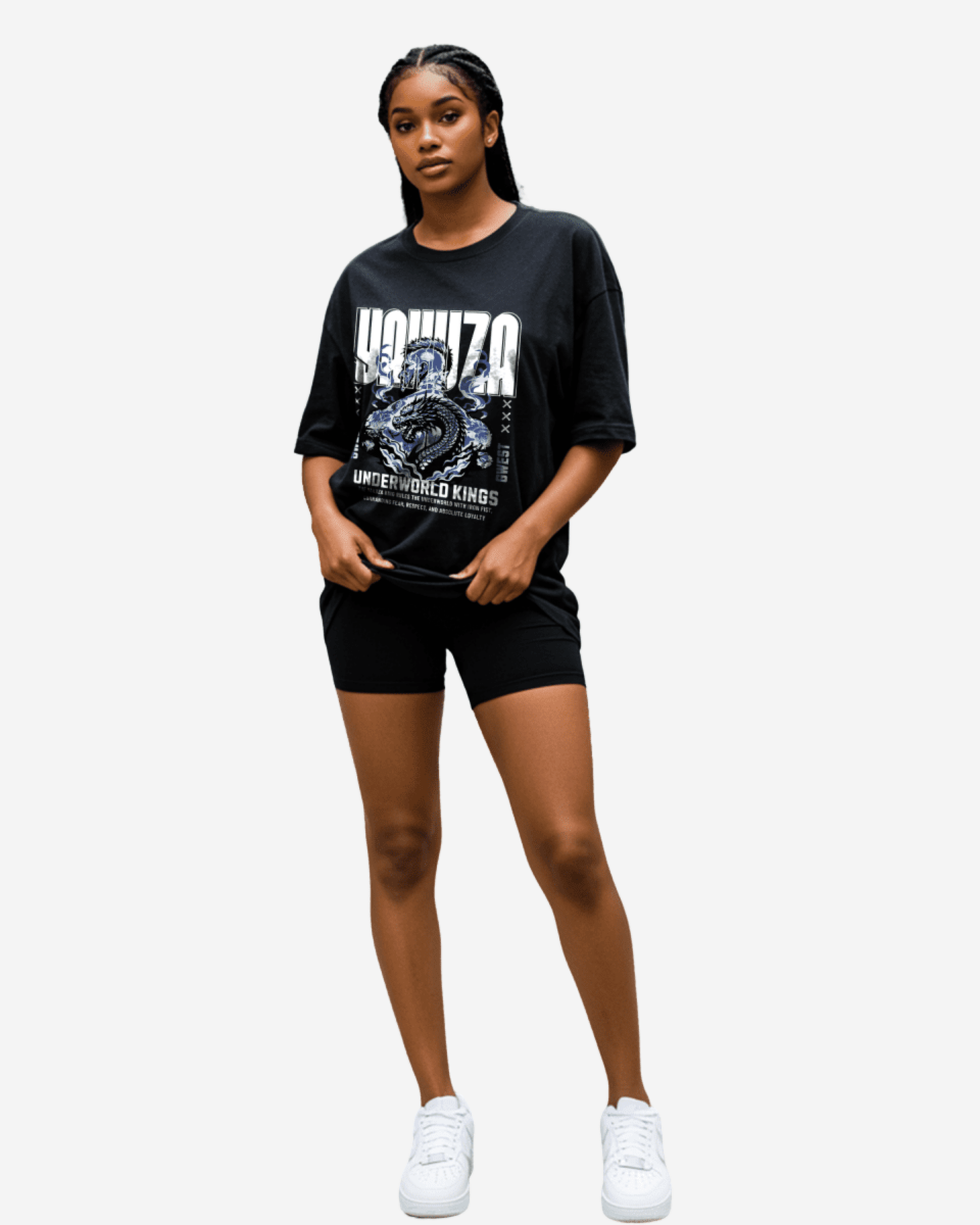 G West Yakuza Underworld Kings Oversized Women's T-Shirt - G West