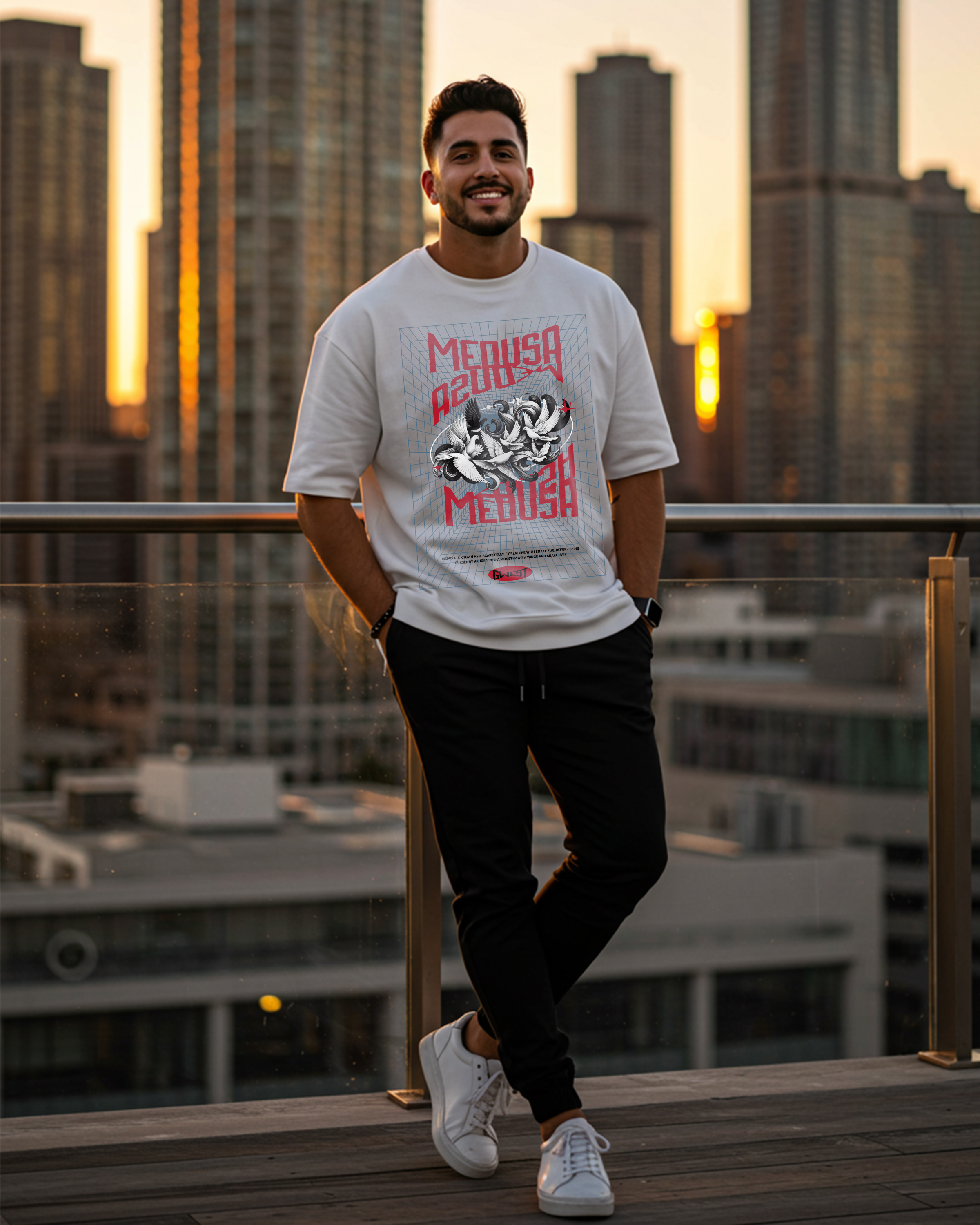 Medusa Oversized T-Shirt - G West