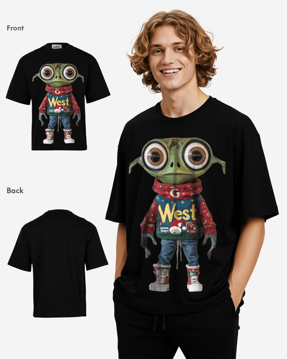 Grumpy Claus Oversized T-Shirt - G West