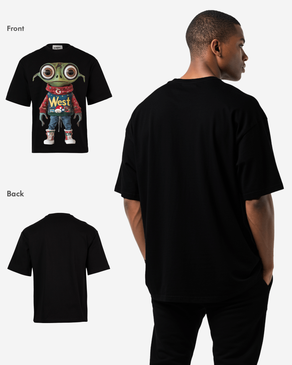 Grumpy Claus Oversized T-Shirt - G West