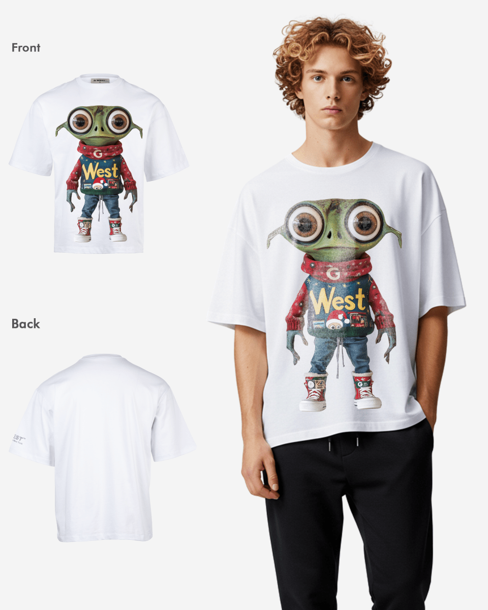 Grumpy Claus Oversized T-Shirt - G West