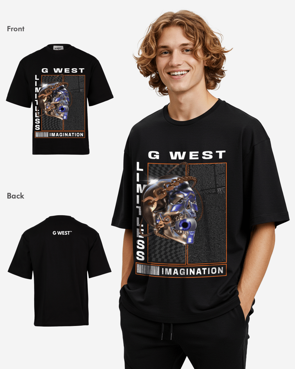 GWEST LIMITLESS OVERSIZED TSHIRTS GWROJMT1 - G West