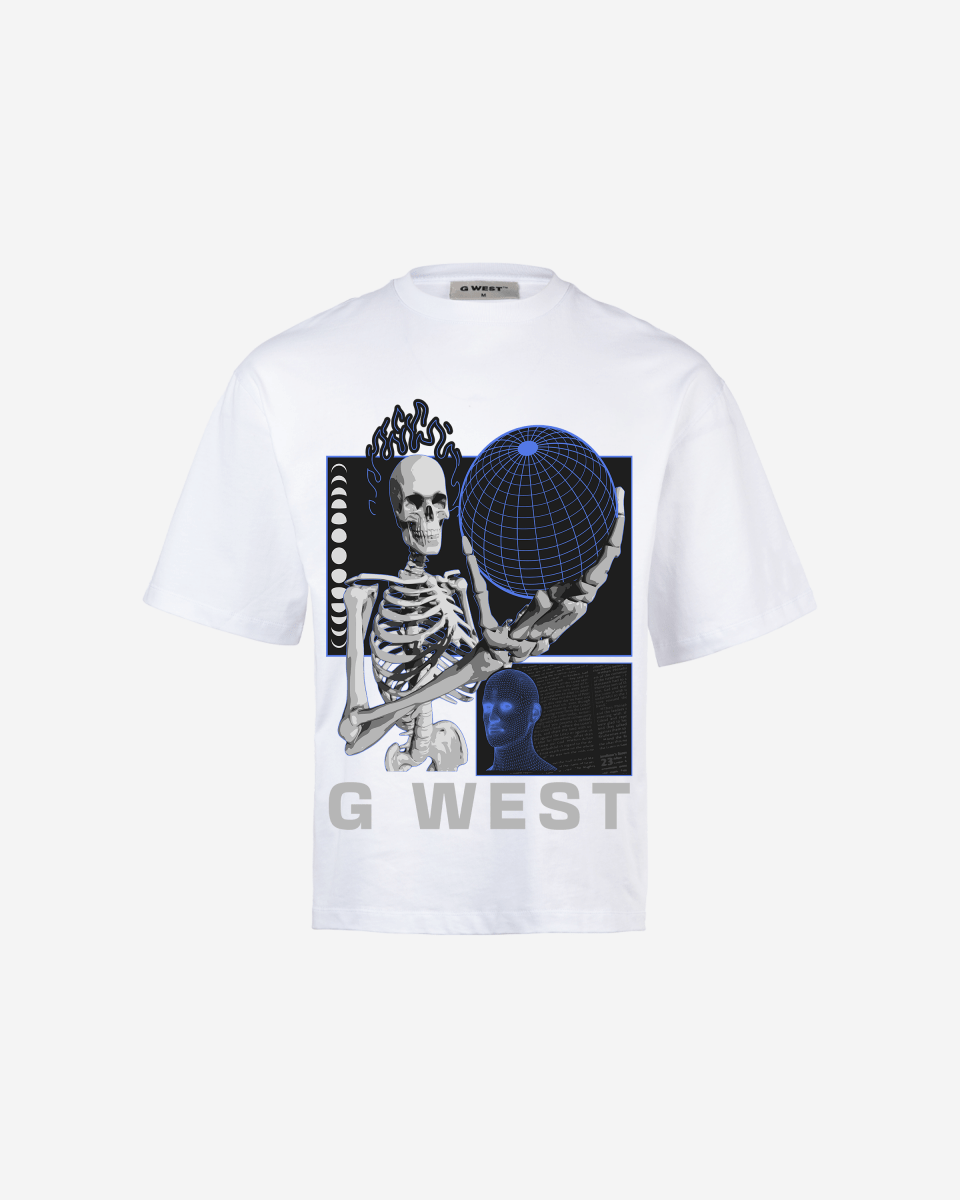 GWEST TEE Flaming Fate Oversized GWROJMT2 - G West