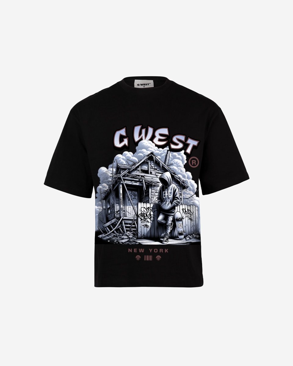GWEST WANDERING SPIRIT OVERSIZED TEE GWROJMT75 - G West