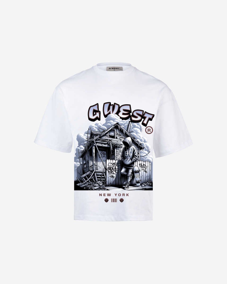 GWEST WANDERING SPIRIT OVERSIZED TEE GWROJMT75 - G West