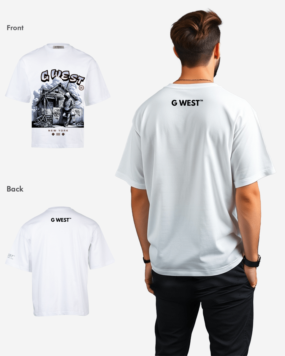 GWEST WANDERING SPIRIT OVERSIZED TEE GWROJMT75 - G West