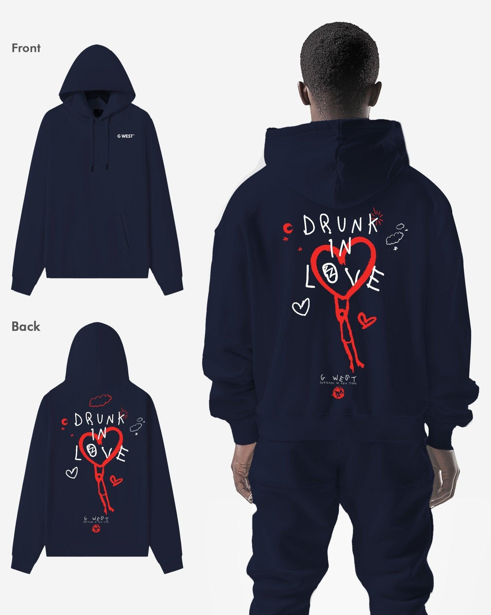 G WEST DRUNK IN LOVE HEAVY PREMIUM OVERSIZED HOODIE - G West