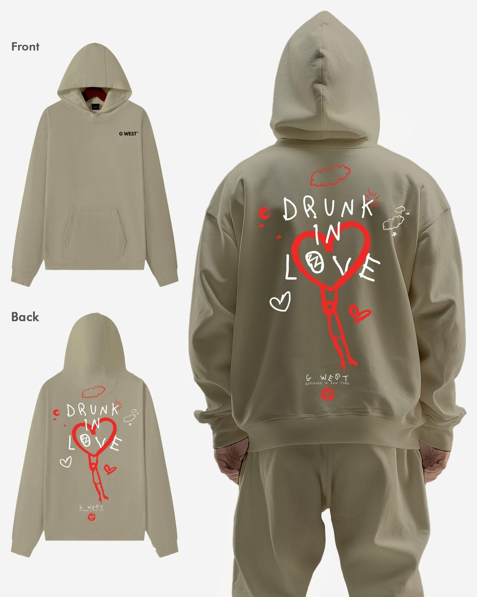 G WEST DRUNK IN LOVE HEAVY PREMIUM OVERSIZED HOODIE - G West