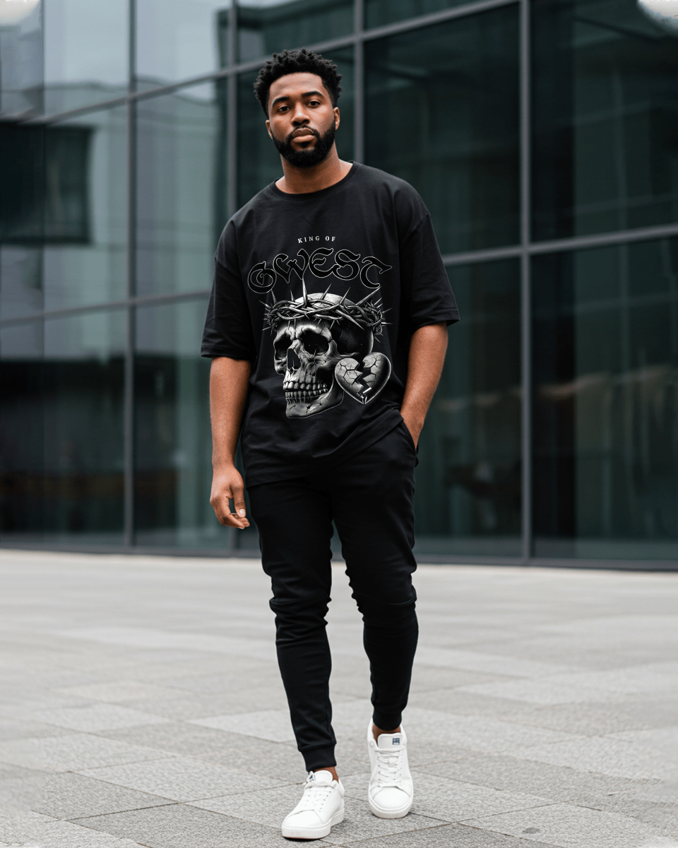 King of Agony Oversized T-Shirt - G West
