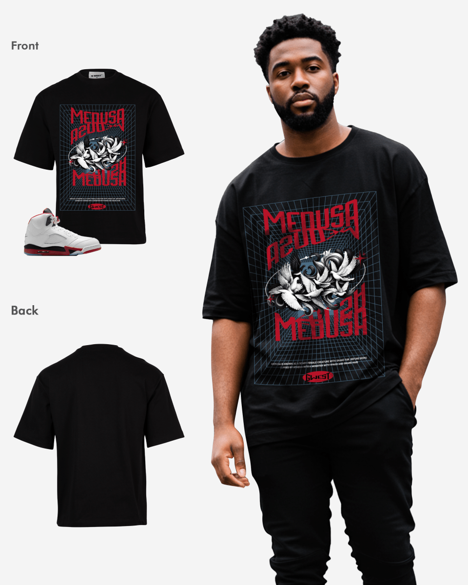 Medusa Oversized T-Shirt - G West