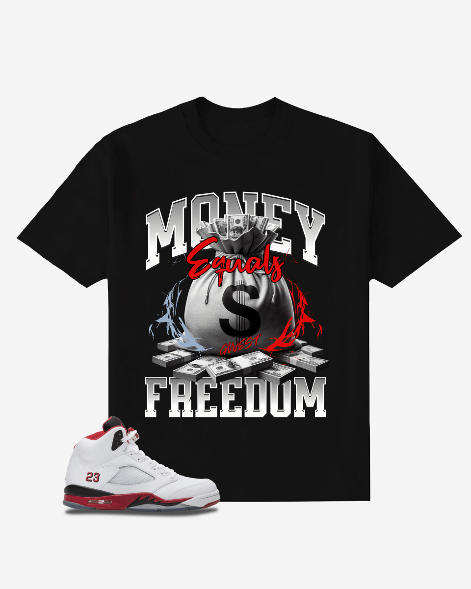 Money Equals Freedom Oversized T-Shirt - G West