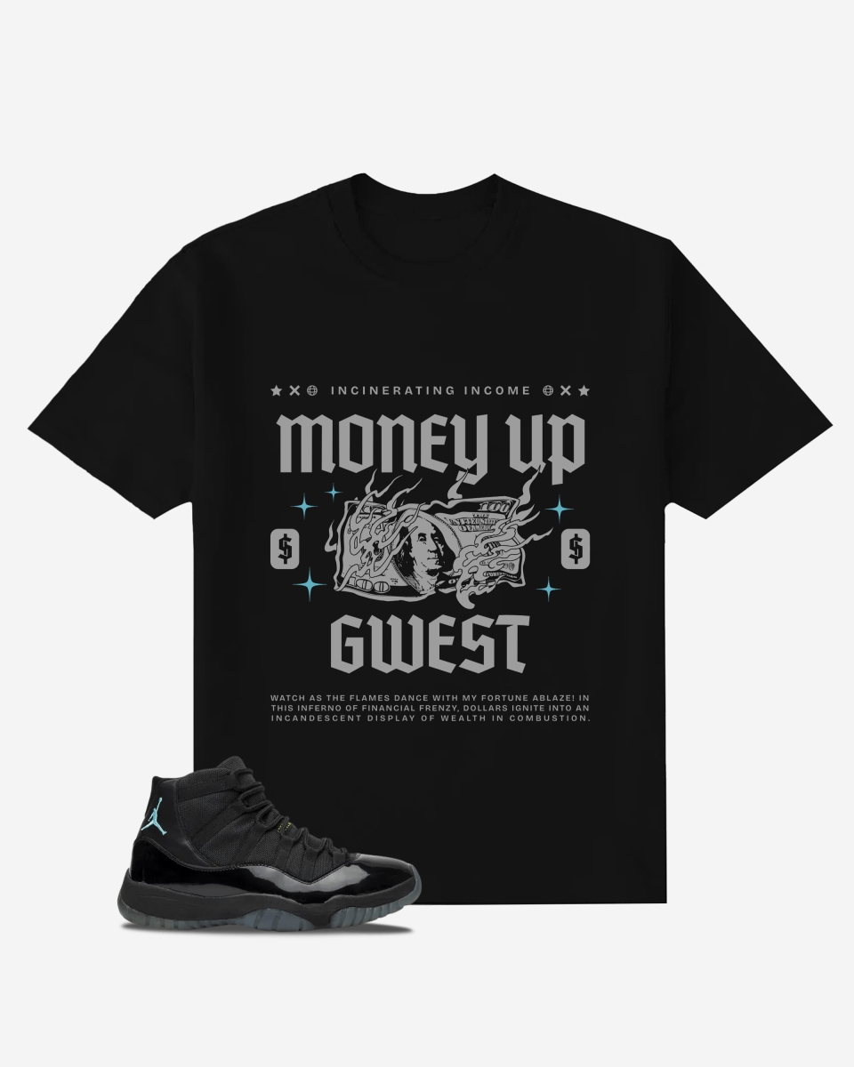 Money Up in Flames T-Shirt - G West