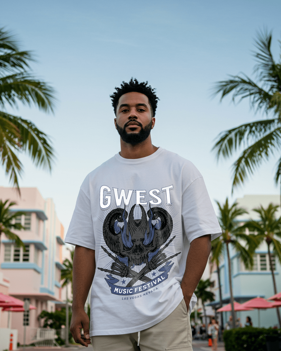 Music Festival Oversized T-Shirt - G West