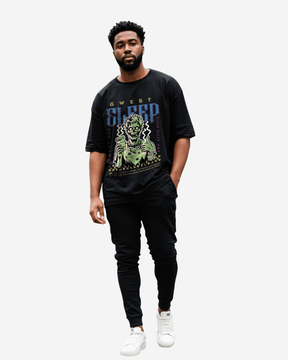 Never Sleep Oversized T-Shirt - G West