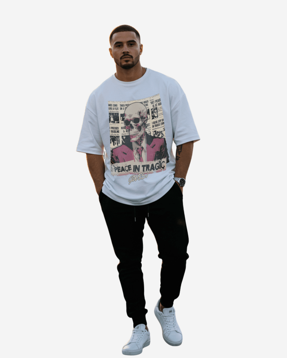 Peace In Tragic Oversized T-Shirt - G West