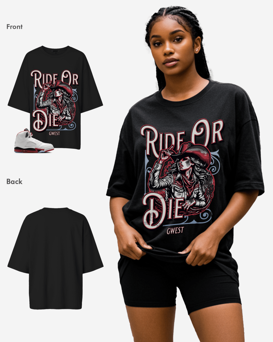 Ride Or Die Oversized T-Shirt - G West