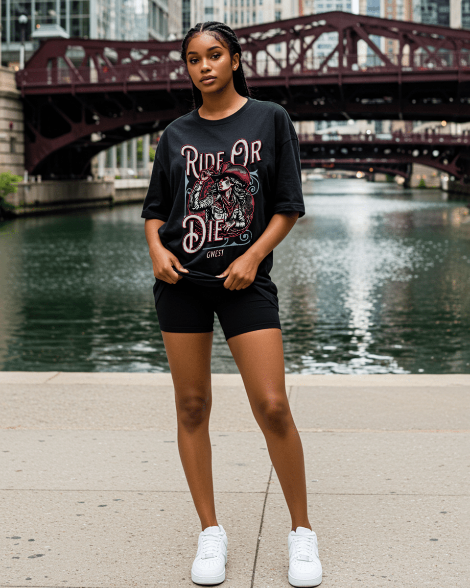 Ride Or Die Oversized T-Shirt - G West