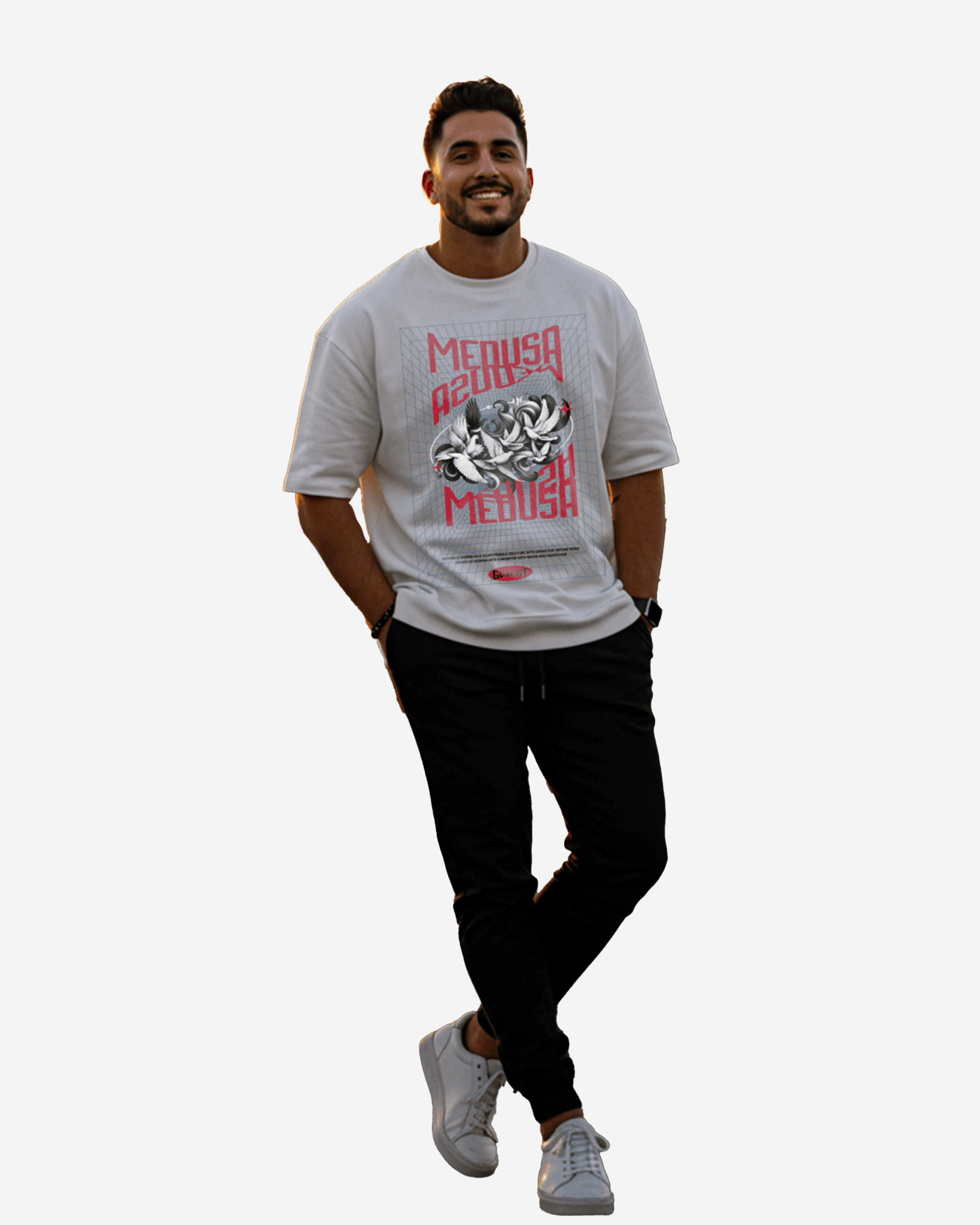 G West Medusa Oversized Unisex T-Shirt - G West