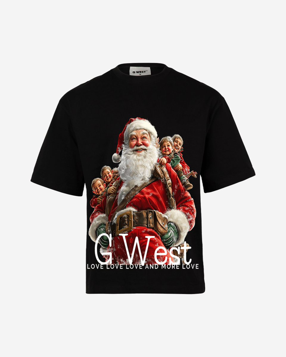 Santa's Joyride Oversized T-Shirt - G West