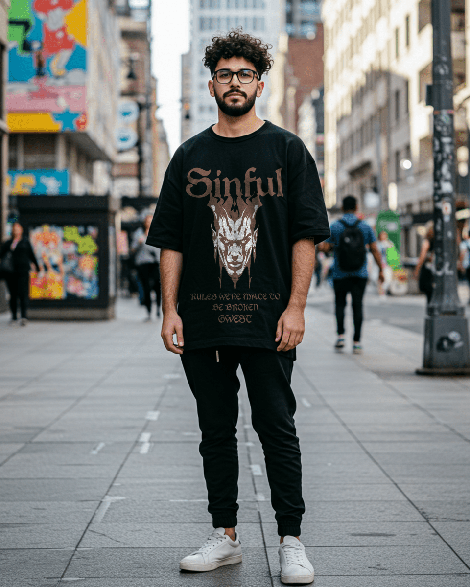 Sinful Oversized T-Shirt - G West
