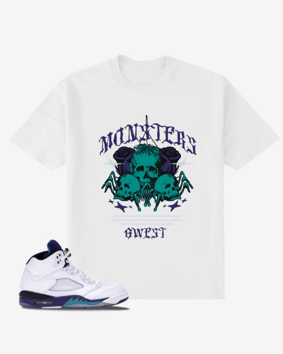Skull Monsters Urban Oversized T-Shirt - G West