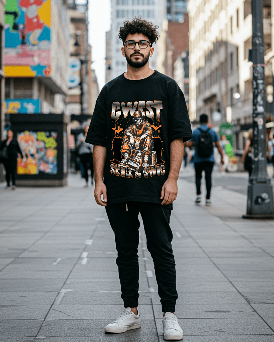 Skull & Swag Oversized T-Shirt - G West
