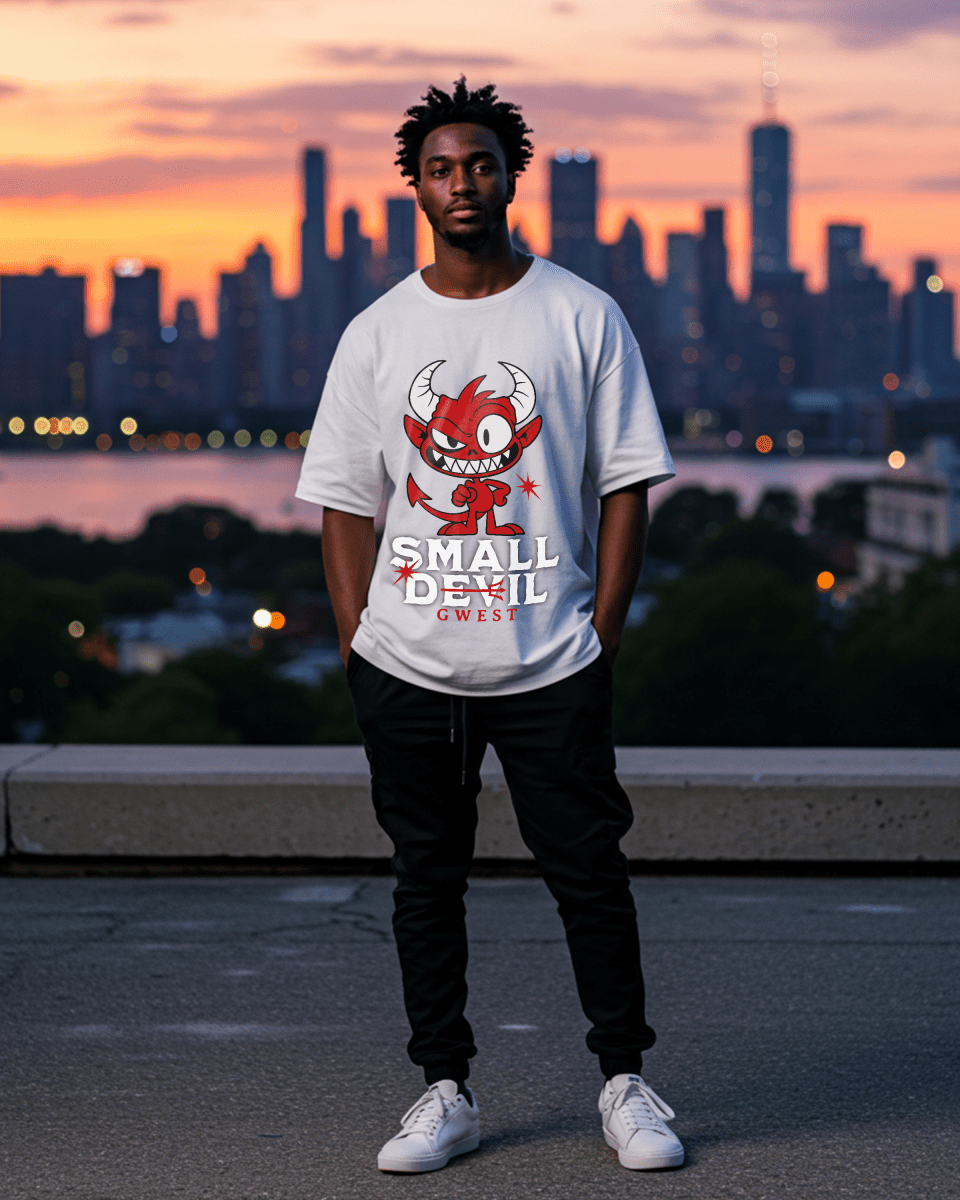Small Devil Oversized T-Shirt - G West