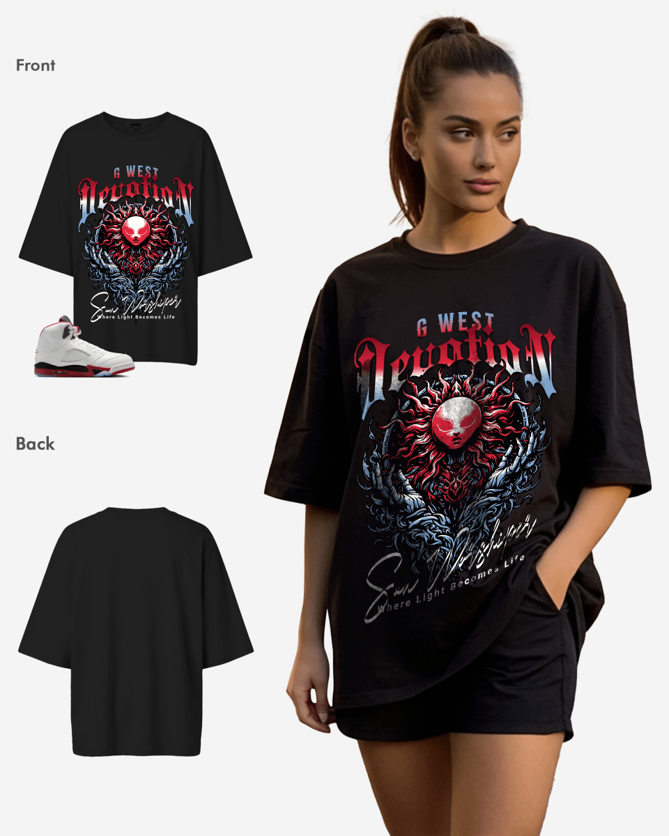 Solar Devotion Oversized T-Shirt - G West