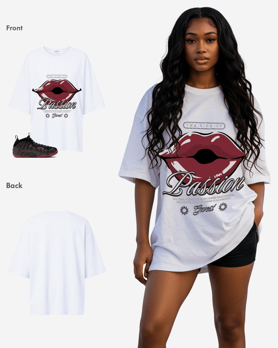 The Kiss Of Passion Oversized T-Shirt - G West