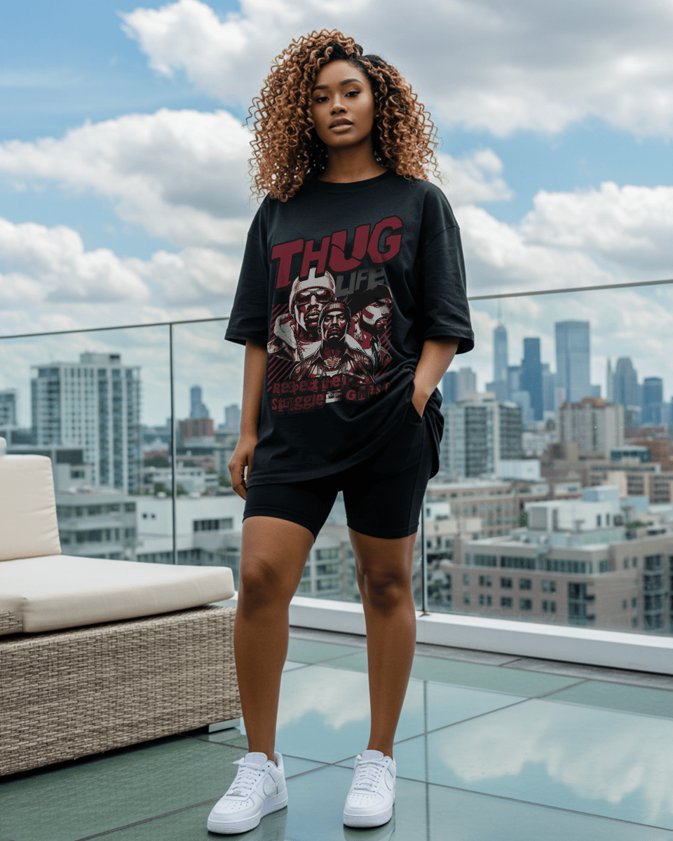 Thug Life Oversized T-Shirt - G West