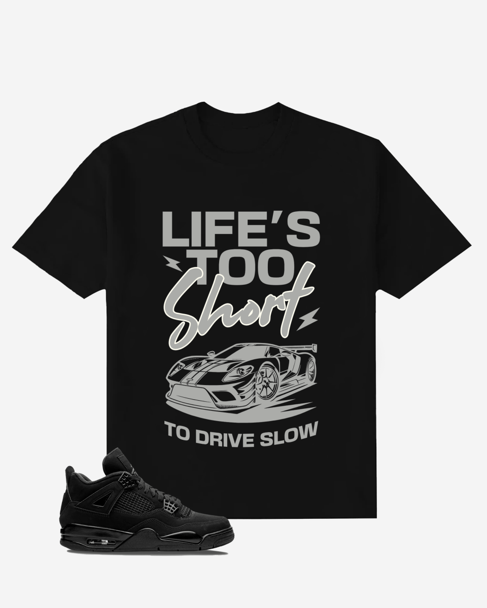 Typography Car Oversized T-Shirt - G West