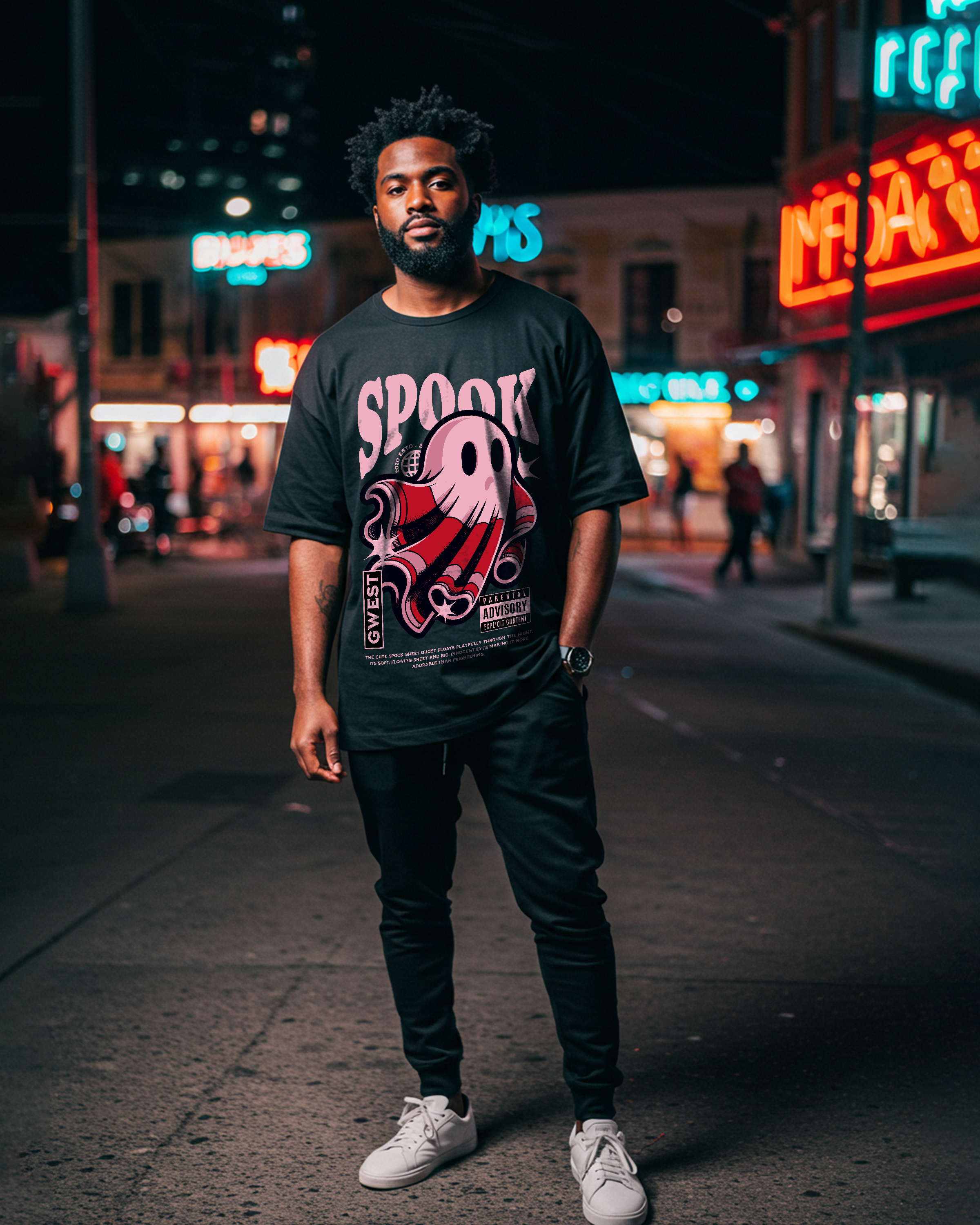 Boo But Not Scary Oversized T-Shirt