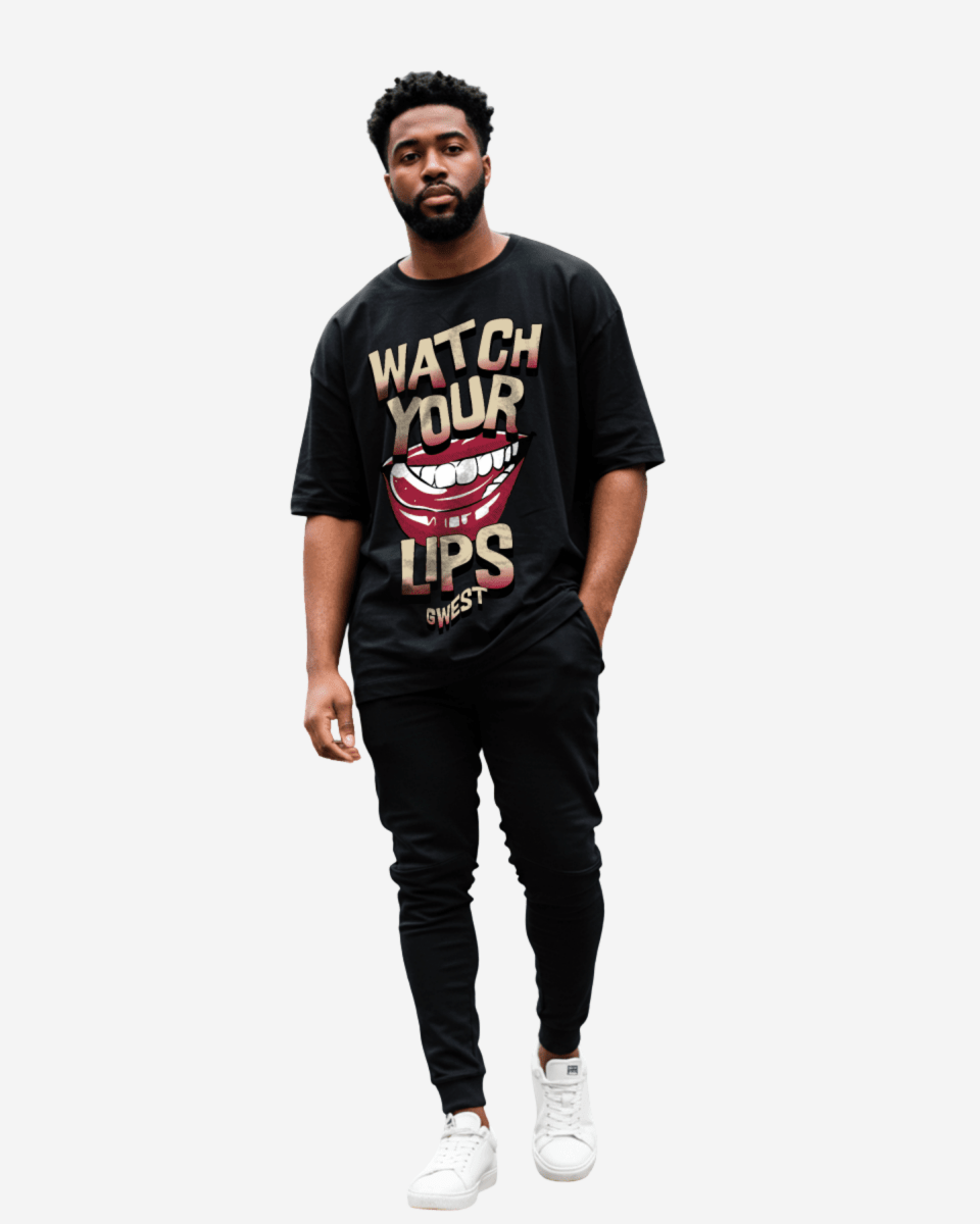 Watch Your Lips Oversized T-Shirt - G West