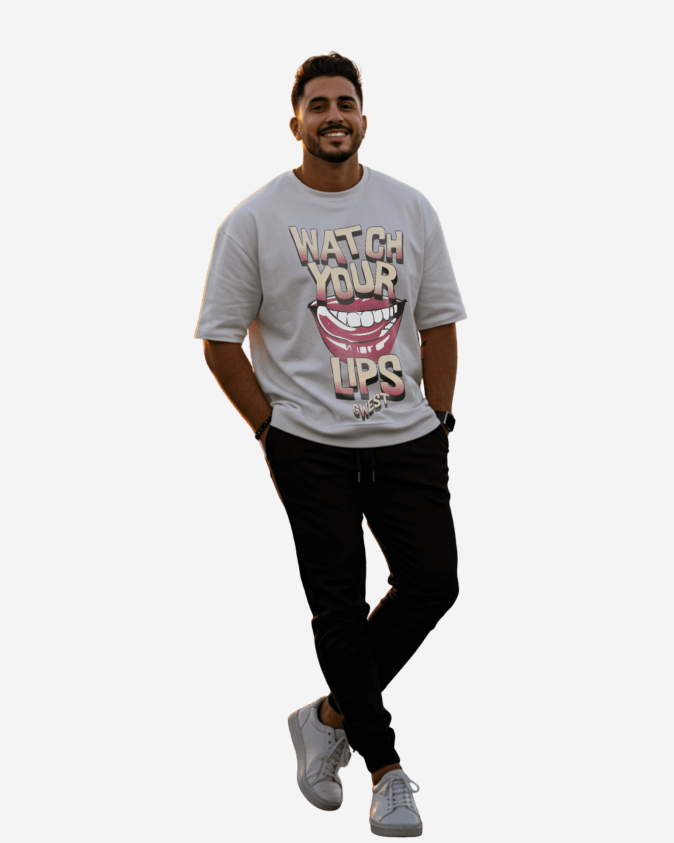 Watch Your Lips Oversized T-Shirt - G West