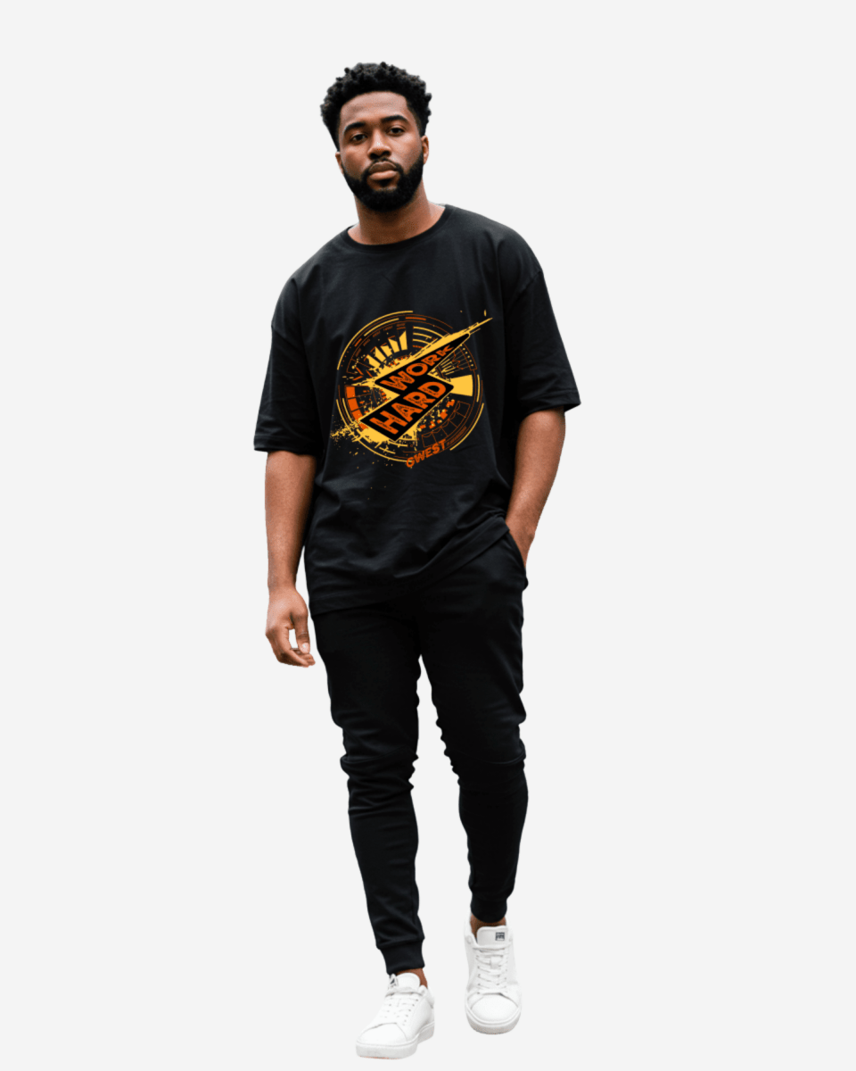 Work Hard Oversized T-Shirt - G West