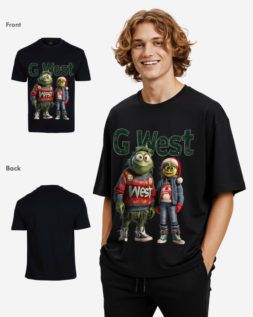 Yuletide Buddies Oversized T-Shirt - G West
