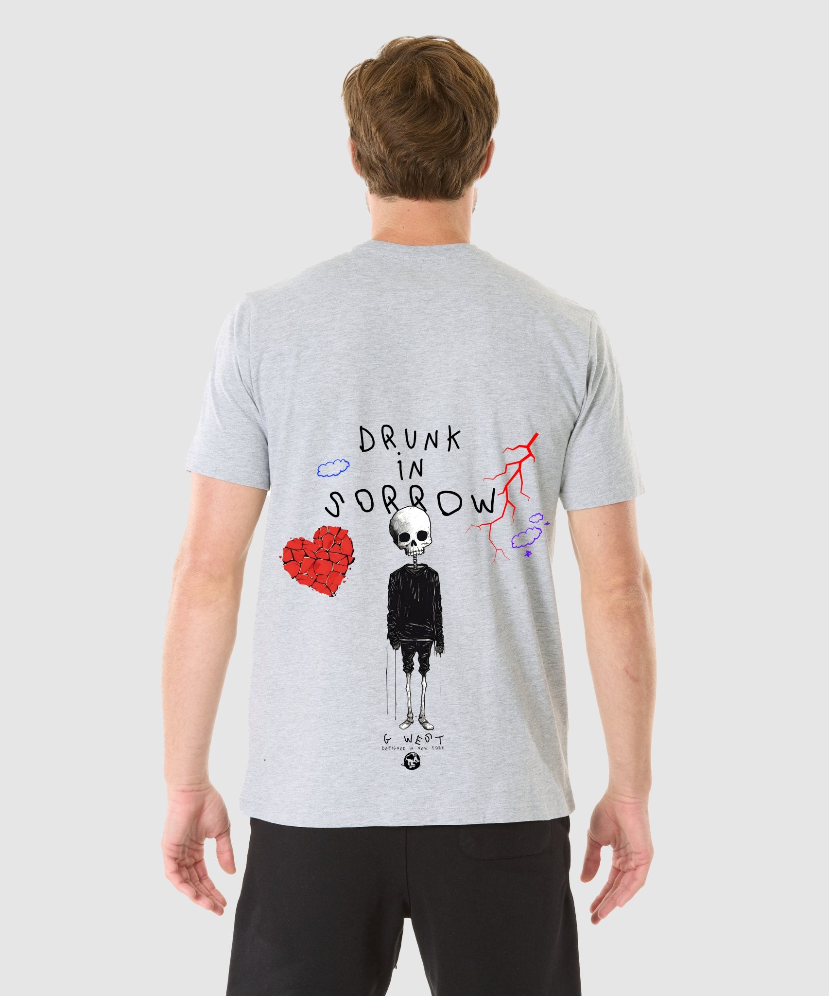 G WEST DRUNK IN SORROW T-SHIRT - 12 COLORS